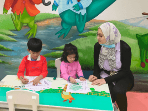 Group collaboration and social play