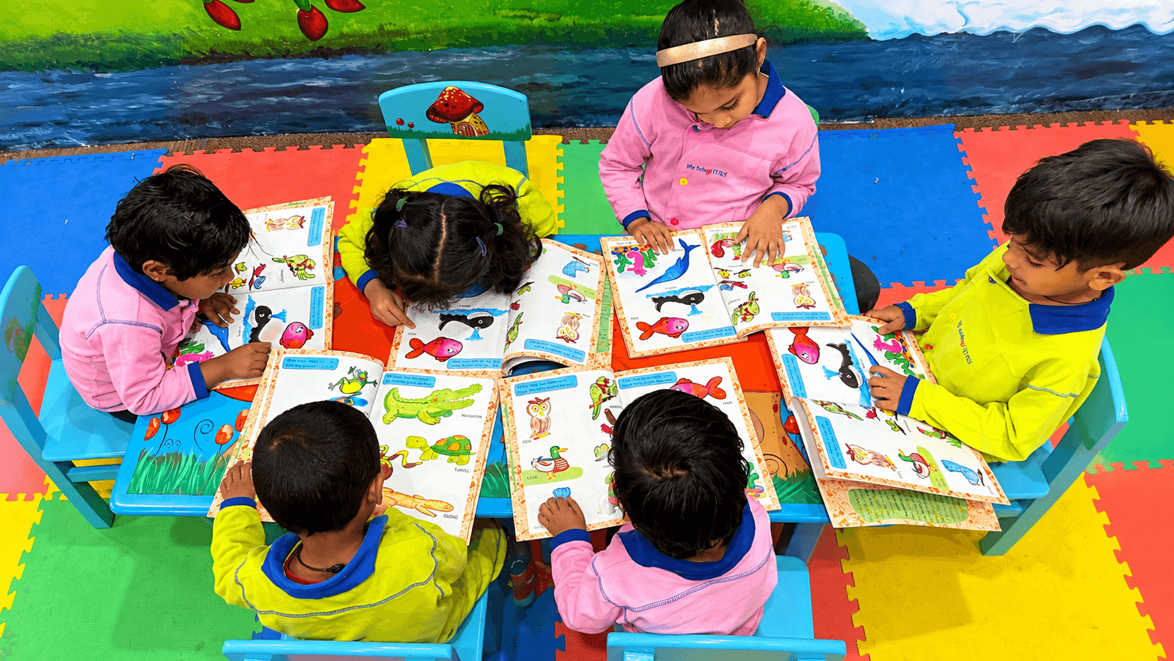 Children at play in NeuroPi classroom