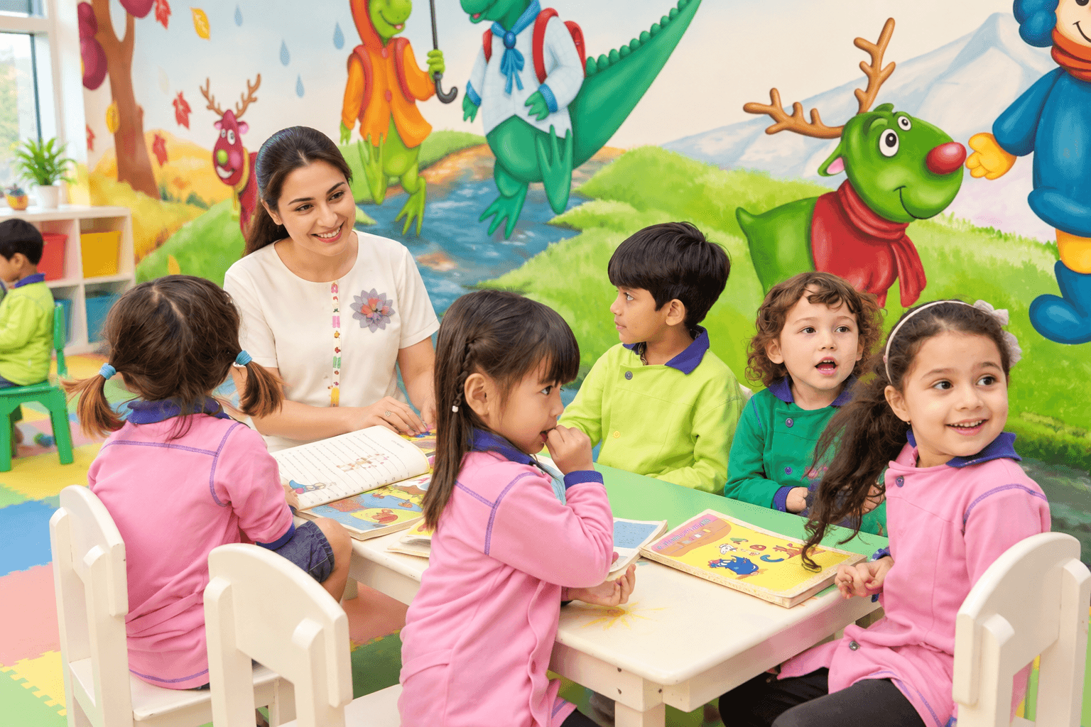 My School ITALY classroom designed with neuroscience principles